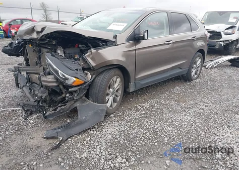 2019 Ford Edge Titanium from USA, damaged, VIN 2FMPK4K96KBB55063